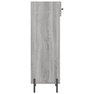 Παπουτσοθήκη Γκρι Sonoma 30x35x105 εκ. από Επεξεργασμένο Ξύλο
