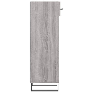Παπουτσοθήκη Γκρι Sonoma 30x35x105 εκ. από Επεξεργασμένο Ξύλο