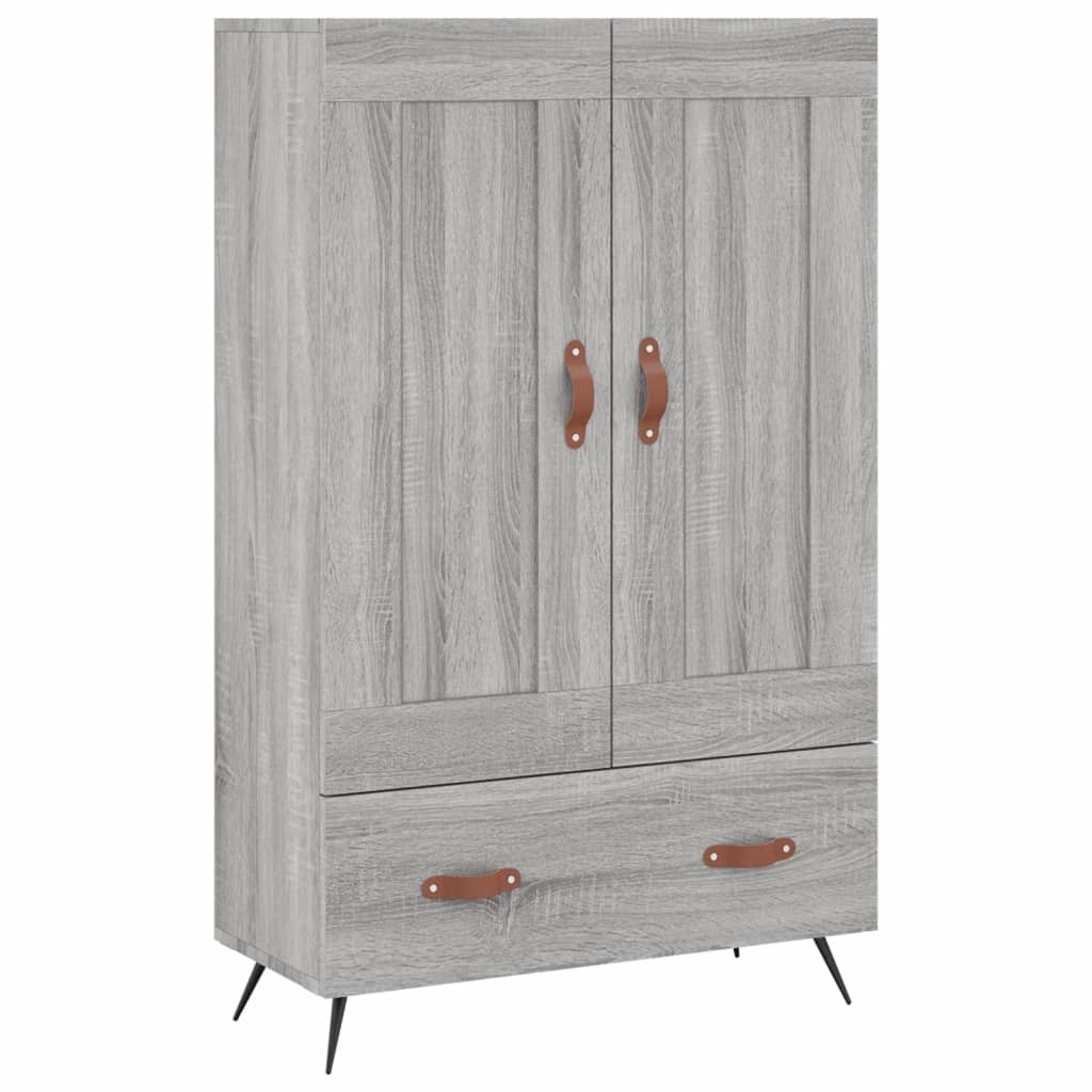 Ντουλάπα Γκρι Sonoma 69,5 x 31 x 115 εκ. από Επεξεργασμένο Ξύλο