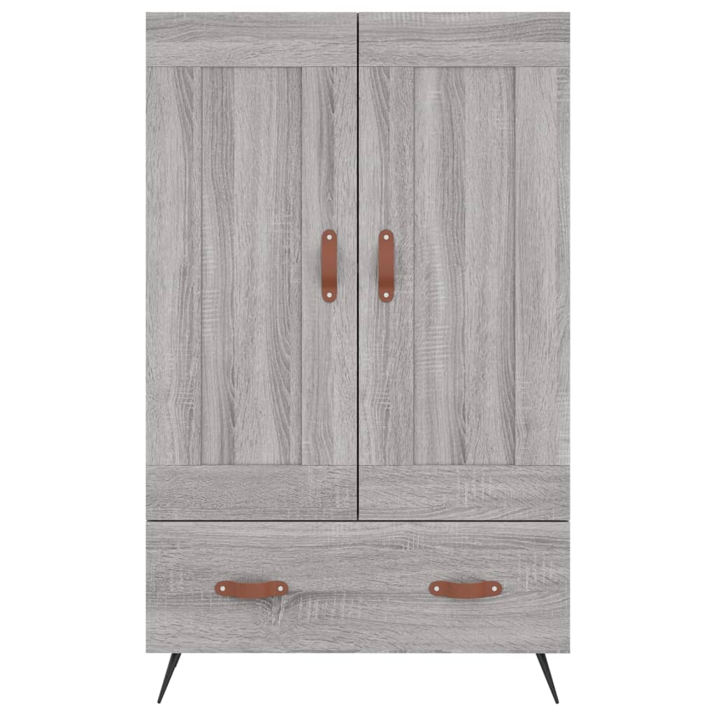 Ντουλάπα Γκρι Sonoma 69,5 x 31 x 115 εκ. από Επεξεργασμένο Ξύλο