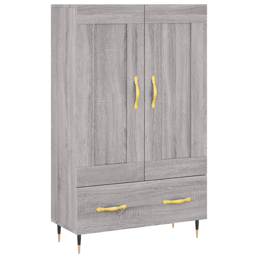 Ντουλάπα Γκρι Sonoma 69,5 x 31 x 115 εκ. από Επεξεργασμένο Ξύλο