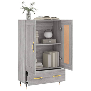 Ντουλάπα Γκρι Sonoma 69,5 x 31 x 115 εκ. από Επεξεργασμένο Ξύλο