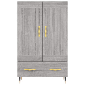 Ντουλάπα Γκρι Sonoma 69,5 x 31 x 115 εκ. από Επεξεργασμένο Ξύλο