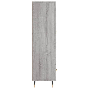 Ντουλάπα Γκρι Sonoma 69,5 x 31 x 115 εκ. από Επεξεργασμένο Ξύλο