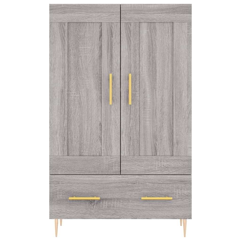 Ντουλάπα Γκρι Sonoma 69,5 x 31 x 115 εκ. από Επεξεργασμένο Ξύλο