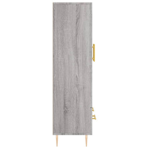 Ντουλάπα Γκρι Sonoma 69,5 x 31 x 115 εκ. από Επεξεργασμένο Ξύλο