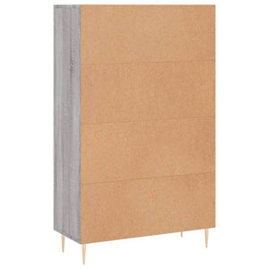 Ντουλάπα Γκρι Sonoma 69,5 x 31 x 115 εκ. από Επεξεργασμένο Ξύλο