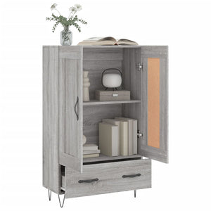 Ντουλάπα Γκρι Sonoma 69,5 x 31 x 115 εκ. από Επεξεργασμένο Ξύλο