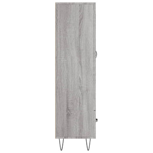 Ντουλάπα Γκρι Sonoma 69,5 x 31 x 115 εκ. από Επεξεργασμένο Ξύλο