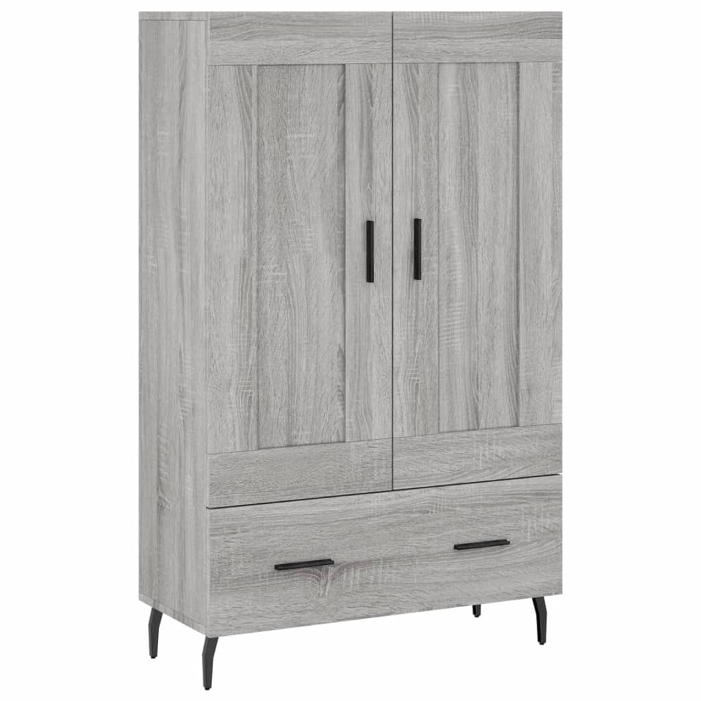 Ντουλάπα Γκρι Sonoma 69,5 x 31 x 115 εκ. από Επεξεργασμένο Ξύλο