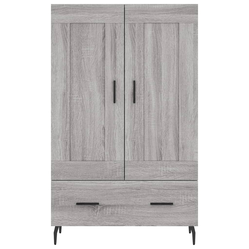 Ντουλάπα Γκρι Sonoma 69,5 x 31 x 115 εκ. από Επεξεργασμένο Ξύλο