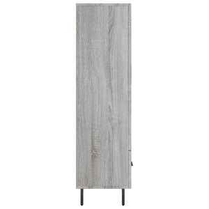 Ντουλάπα Γκρι Sonoma 69,5 x 31 x 115 εκ. από Επεξεργασμένο Ξύλο