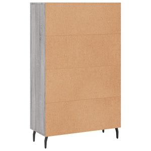 Ντουλάπα Γκρι Sonoma 69,5 x 31 x 115 εκ. από Επεξεργασμένο Ξύλο