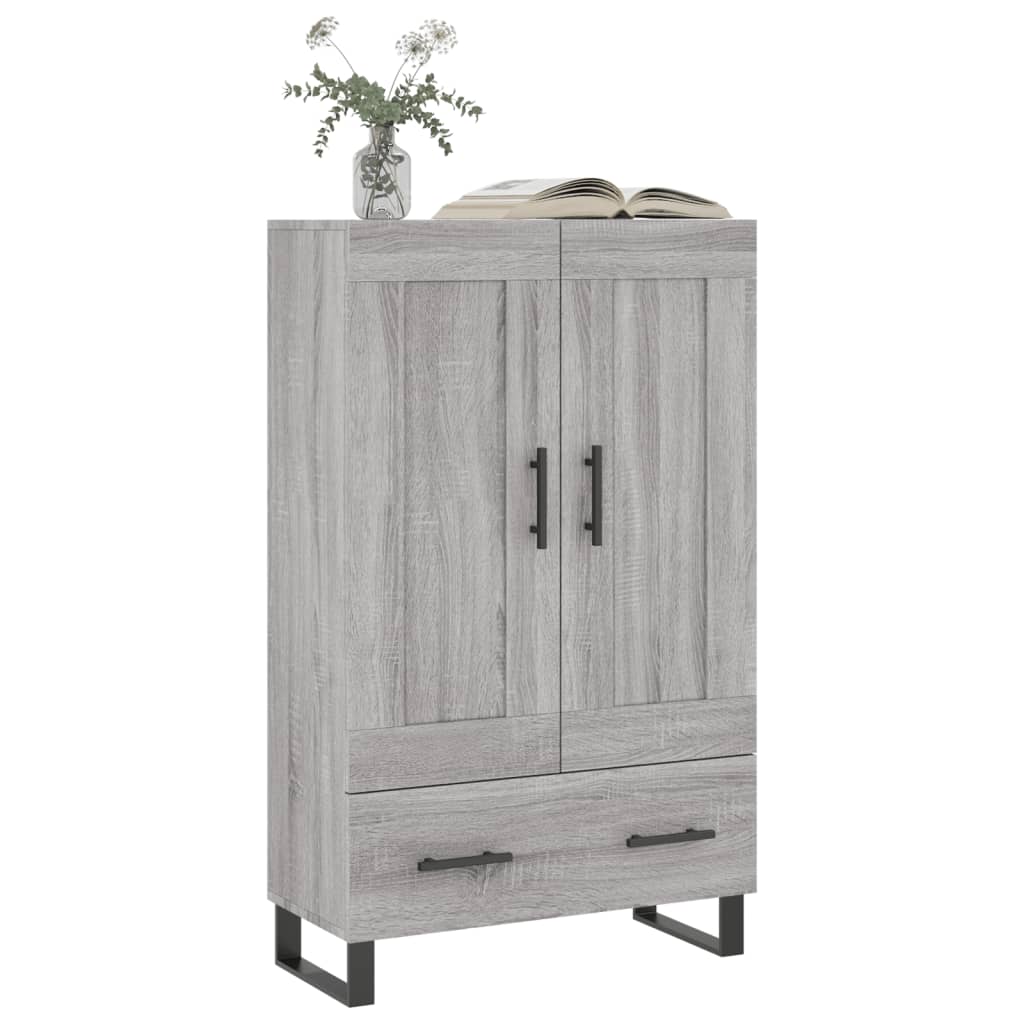 Ντουλάπα Γκρι Sonoma 69,5 x 31 x 115 εκ. από Επεξεργασμένο Ξύλο