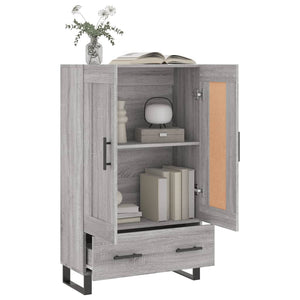 Ντουλάπα Γκρι Sonoma 69,5 x 31 x 115 εκ. από Επεξεργασμένο Ξύλο