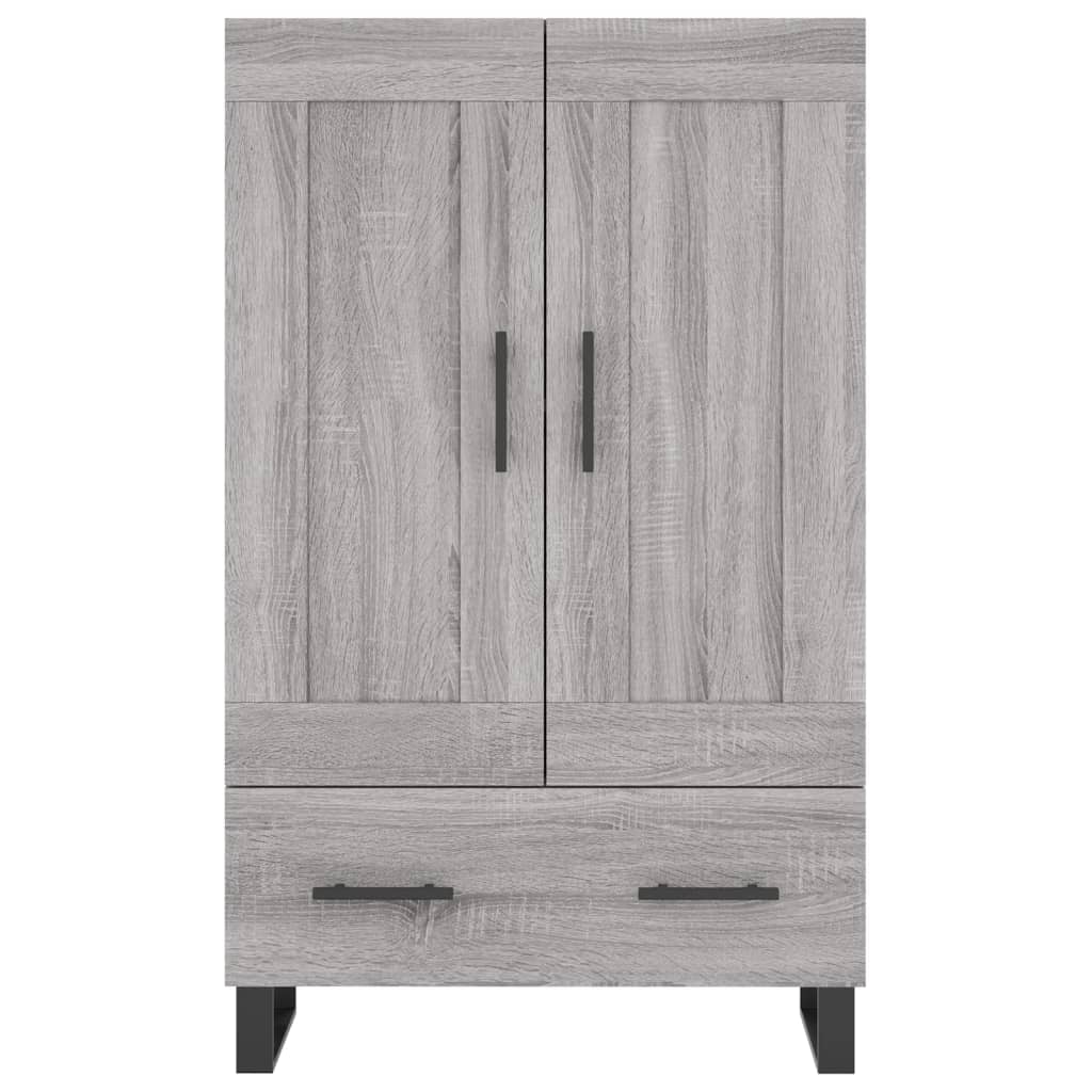 Ντουλάπα Γκρι Sonoma 69,5 x 31 x 115 εκ. από Επεξεργασμένο Ξύλο