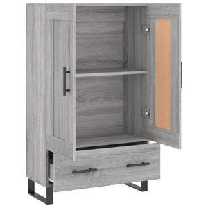 Ντουλάπα Γκρι Sonoma 69,5 x 31 x 115 εκ. από Επεξεργασμένο Ξύλο