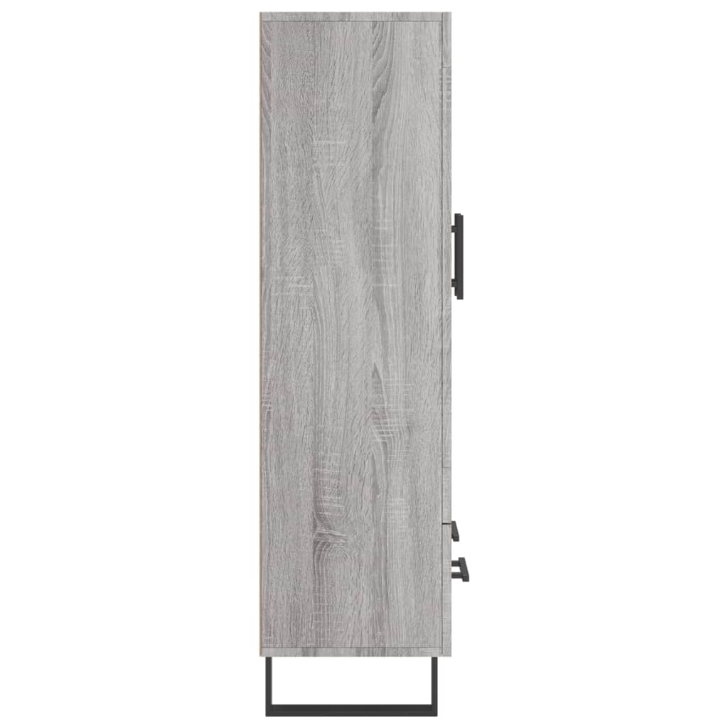 Ντουλάπα Γκρι Sonoma 69,5 x 31 x 115 εκ. από Επεξεργασμένο Ξύλο