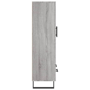 Ντουλάπα Γκρι Sonoma 69,5 x 31 x 115 εκ. από Επεξεργασμένο Ξύλο