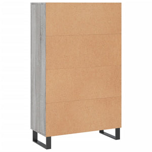 Ντουλάπα Γκρι Sonoma 69,5 x 31 x 115 εκ. από Επεξεργασμένο Ξύλο