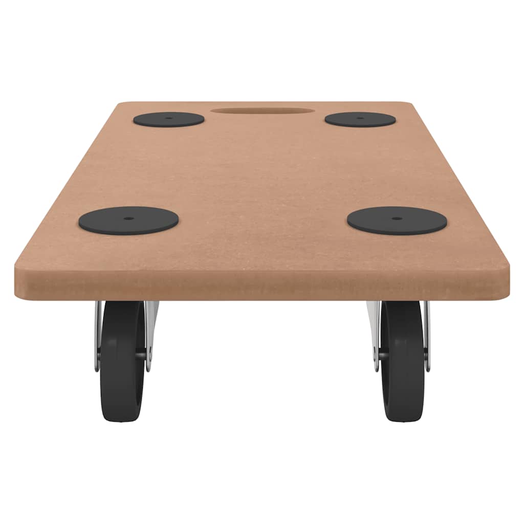 Τρέιλερ Μεταφοράς Αντικειμένων 2 Τεμ. Ορθογώνια από Επεξ. Ξύλο - PAKOBAZAAR