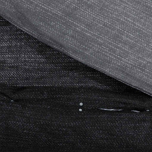 Σετ Παπλωματοθήκης Σκούρο Γκρι 240x220 εκ. Βαμβακερό - PAKOBAZAAR