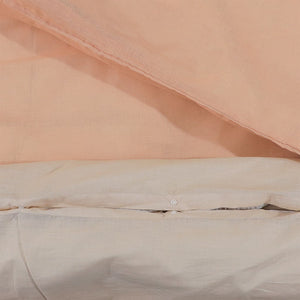 Σετ Παπλωματοθήκης Ροζ 200 x 220 εκ. Βαμβακερό - PAKOBAZAAR