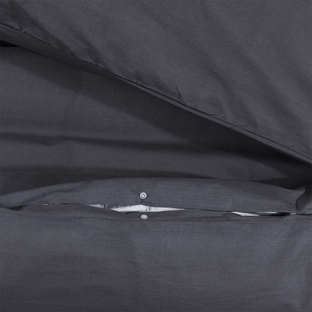 Σετ Παπλωματοθήκη  Μαύρο 135x200 cm Βαμβακερό - PAKOBAZAAR