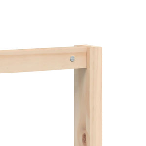 Κρεμάστρα Ρούχων με Παπουτσοθήκη 113x40x157,5 εκ. Μασίφ Πεύκο