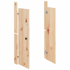 Πόρτες Κουζίνας Εξ. Χώρου MEPPEL 2 τεμ. 50x9x82 εκ. Μασίφ Πεύκο - Pakobazaar