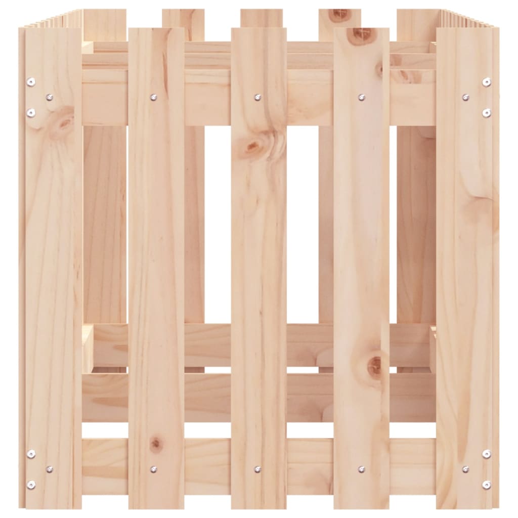 Ζαρντινιέρα Υπερυψωμένη Σχ Φράχτη 150 x 50 x 50 εκ. Μασίφ Πεύκο