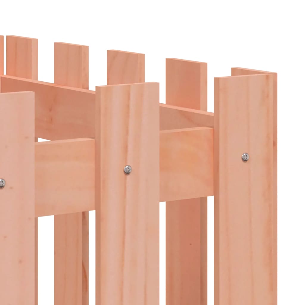 Ζαρντινιέρα Υπερυψωμένη Φράχτης 200x50x50 εκ Μασίφ Ψευδοτσούγκα