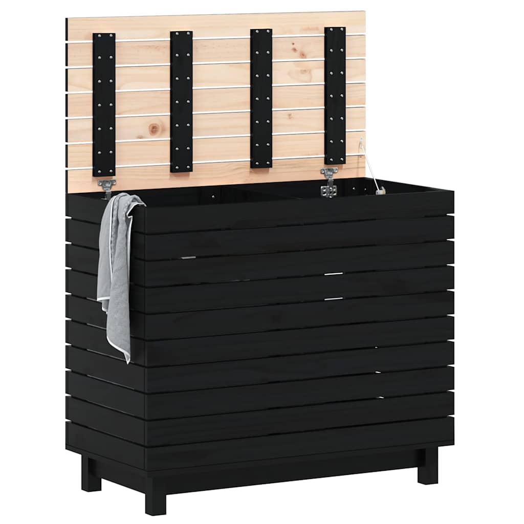 Καλάθι Ρούχων 88,5 x 44 x 76 εκ. από Μασίφ Ξύλο Πεύκου