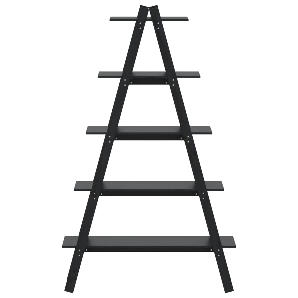 Ραφιέρα 5 Επιπέδων Σχήμα Α 110x40x180,5 εκ. Μασίφ Ξύλο Πεύκου