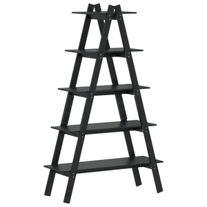 Ραφιέρα 5 Επιπέδων Σχήμα Α 110x40x180,5 εκ. Μασίφ Ξύλο Πεύκου