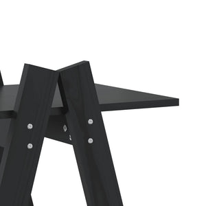 Ραφιέρα 5 Επιπέδων Σχήμα Α 110x40x180,5 εκ. Μασίφ Ξύλο Πεύκου