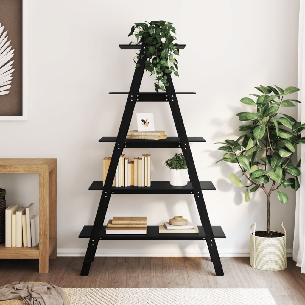 Ραφιέρα 5 Επιπέδων Σχήμα Α 110x40x180,5 εκ. Μασίφ Ξύλο Πεύκου