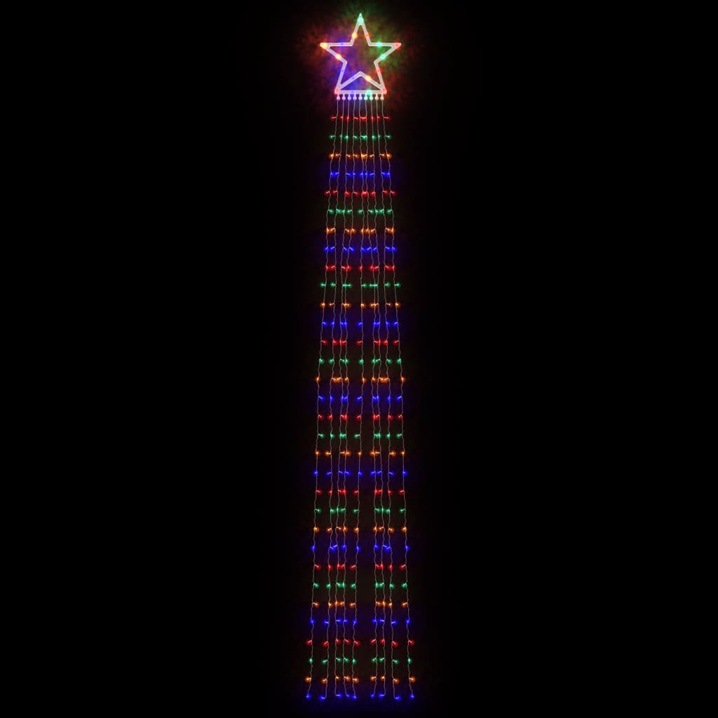 Φωτιστικό Χριστουγεννιάτικο Δέντρο 320 LED Πολύχρωμο 375 εκ.