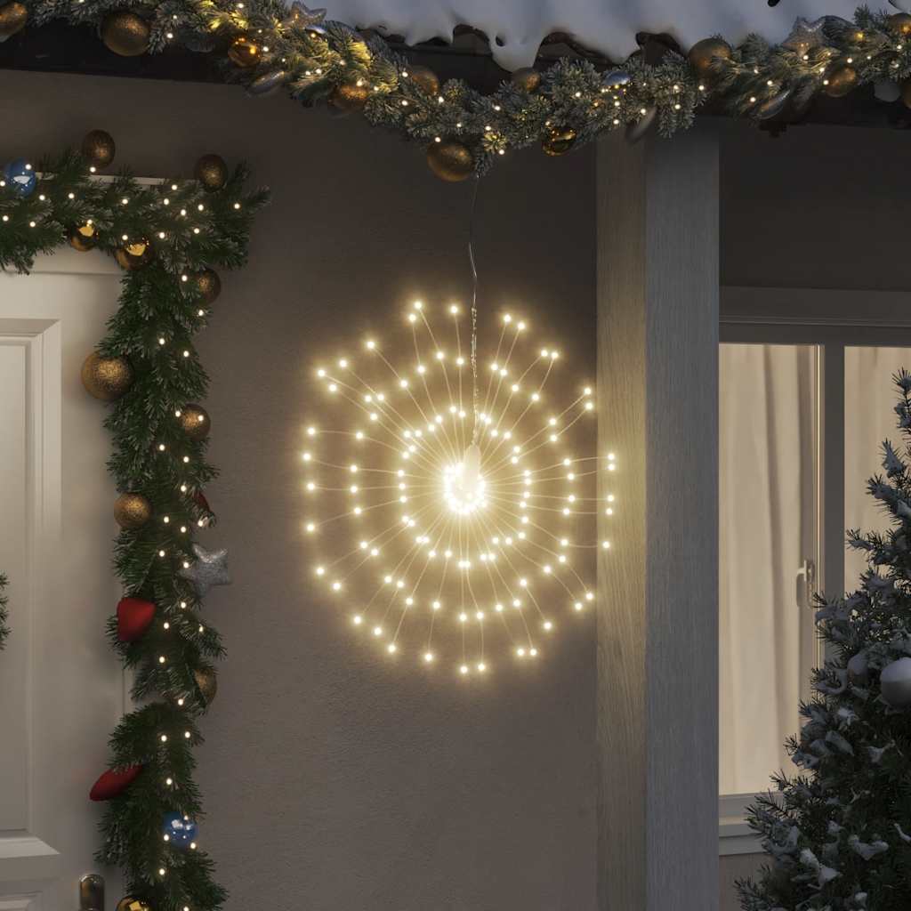 Φωτάκια Χριστουγεννιάτικα 140 LED Θερμό Λευκό 17 εκ.