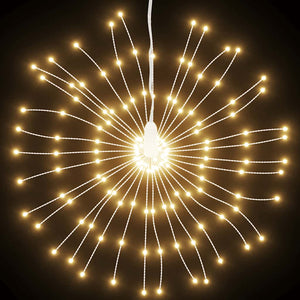 Φωτάκια Χριστουγεννιάτικα 4 Τεμ. 140 LED Θερμό Λευκό 17 εκ.