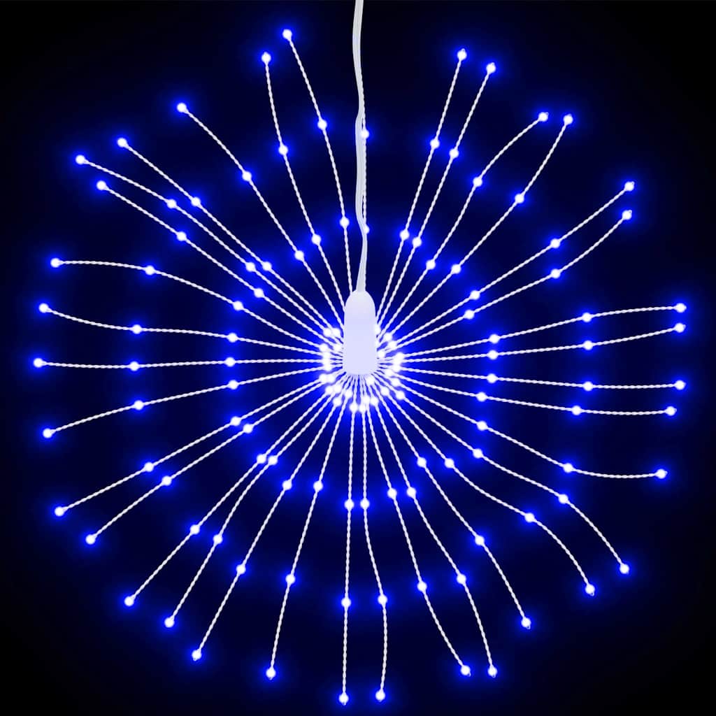 Φωτάκια Χριστουγεννιάτικα 4 Τεμ. 140 LED Μπλε 17 εκ.