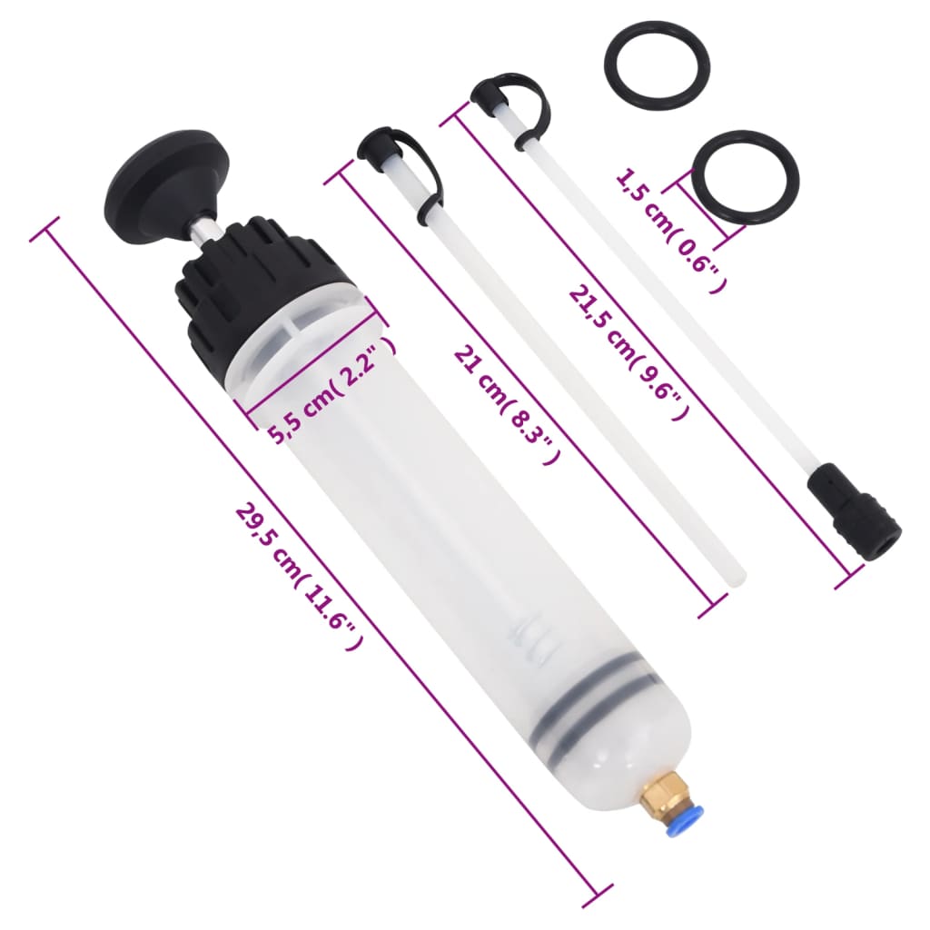 Εξαερωτήρας Φρένων Λευκός και Μαύρος 0,2 Λίτρα