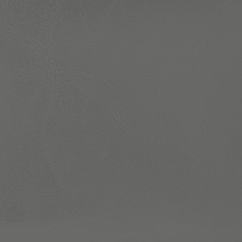 Πολυθρόνα Μπάρελ Γκρι από Συνθετικό Δέρμα