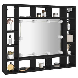 Έπιπλο Καθρέπτη LED Μαύρο 91 x 15 x 76,5 εκ. - Pakobazaar