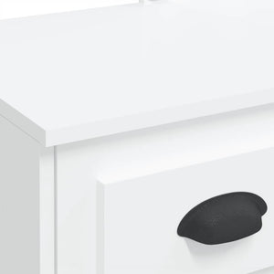 Μπουντουάρ με LED Φώτα Λευκό 90x42x132,5 εκ. - Pakobazaar