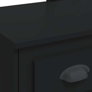 Μπουντουάρ με LED Φώτα Μαύρο 90 x 42 x 132,5 εκ. - Pakobazaar