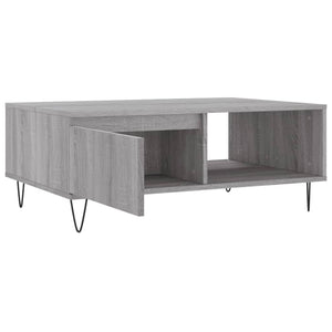 Τραπεζάκι Σαλονιού Γκρι Sonoma 90x60x35 εκ. Επεξεργασμένο Ξύλο