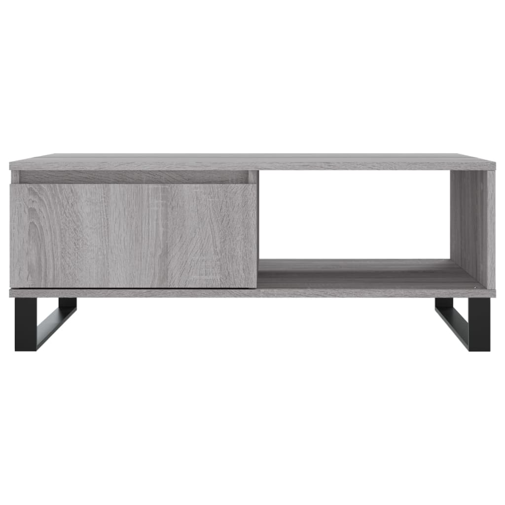 Τραπεζάκι Σαλονιού Γκρι Sonoma 90x60x35 εκ. Επεξεργασμένο Ξύλο - Pakobazaar