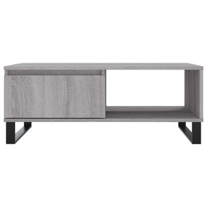 Τραπεζάκι Σαλονιού Γκρι Sonoma 90x60x35 εκ. Επεξεργασμένο Ξύλο - Pakobazaar