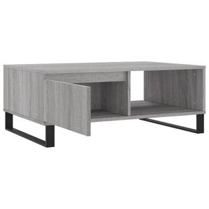 Τραπεζάκι Σαλονιού Γκρι Sonoma 90x60x35 εκ. Επεξεργασμένο Ξύλο - Pakobazaar